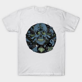 Mellow Cool Skull Circle of Humanity T-Shirt